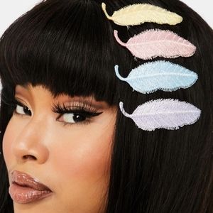 Born To Fly Feather Hair Clips